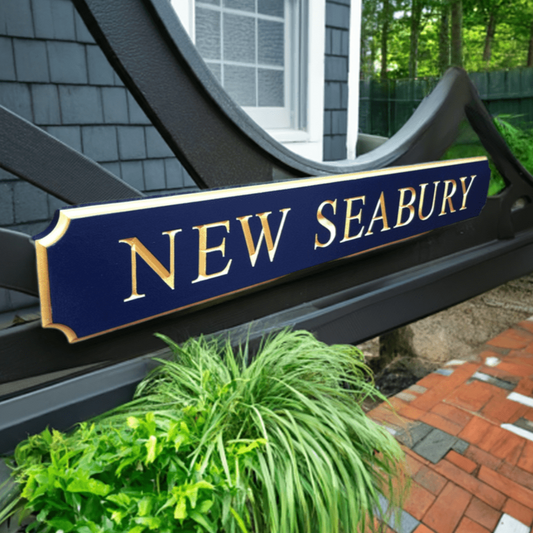 Classic Custom Carved Quarterboard sign - add your name (Q1) Quarterboard The Carving Company