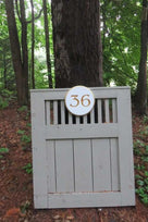 Custom Round Street Number plaque - Circular House Marker signs (A180) House Number Sign The Carving Company 