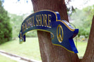Banner Style Carved Quarterboard Personalized with your Wording (Q49) - The Carving Company
