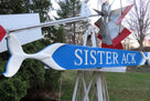 New England Quarterboard Custom House Signs with Decorative Whale Tail Ends (Q78) Quarterboard The Carving Company