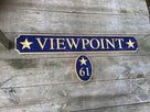 Custom Carved Quarterboard sign with star image - Add your name (Q47) - The Carving Company