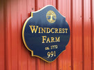 Classy Estate Entrance Sign Personalized with Property Name and Established Year  (A187)