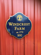 Classy Estate Entrance Sign Personalized with Property Name and Established Year  (A187)