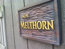 Custom Carved Wood Estate Sign (LN8) - The Carving Company