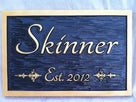 Custom Carved Last Name Sign / Family Sign with established year (LN1) - The Carving Company