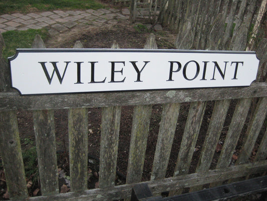 Custom Carved Quarterboard sign - Add your name or place (Q3) - The Carving Company