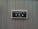 Carved Street Address plaque with beach theme (A22) - The Carving Company