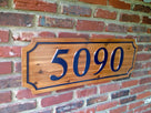 Cedar Custom House number  (A43) - The Carving Company
