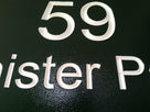 Custom Carved Street Address sign (A27) - The Carving Company