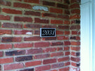 Custom House Number Sign Rectangle - up to 4 numbers (A46) - The Carving Company