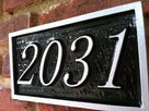 Custom House Number Sign Rectangle - up to 4 numbers (A46) - The Carving Company