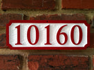 Custom House Number Sign - up to 5 Numbers (A49) - The Carving Company