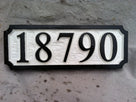 Custom House Number Sign - up to 5 Numbers (A49) - The Carving Company