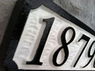 Custom House Number Sign - up to 5 Numbers (A49) - The Carving Company