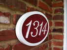 Made to Order Oval House number Sign (A33) - The Carving Company