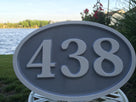 Custom Carved  House number sign - made to order (A80) - The Carving Company
