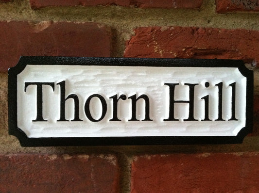 Custom Carved Estate Name Sign (A47) - The Carving Company