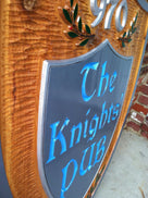 Custom Carved Cedar Pub Sign  (BP101) - The Carving Company
