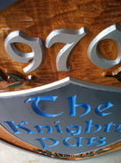 Custom Carved Cedar Pub Sign  (BP101) - The Carving Company