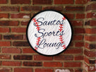 Personalized Baseball Bar Sign - Sports Bar Sign - Custom Carved Signs (BP1) - The Carving Company