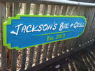 Custom Bar and Grill Sign - Made to Order  (BP45) - The Carving Company