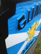 Custom Carved Pub Sign with Scottish Lion (BP41) - The Carving Company