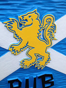 Custom Carved Pub Sign with Scottish Lion (BP41) - The Carving Company