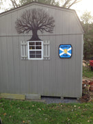 Custom Carved Pub Sign with Scottish Lion (BP41) - The Carving Company