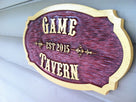 Customized Carved Oak Tavern Sign with est date (BP38) - The Carving Company