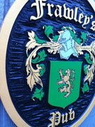 Family Crest / Coat of Arms - Carved and made to order (FC7) - The Carving Company