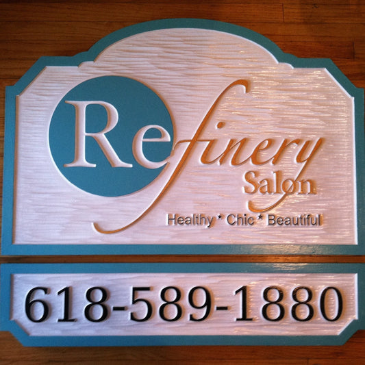 Custom Carved Dimensional Outdoor Business Sign (B13) - The Carving Company