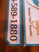 Custom Carved Dimensional Outdoor Business Sign  (B13) - The Carving Company