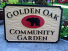 Community Garden Sign (B25) - The Carving Company