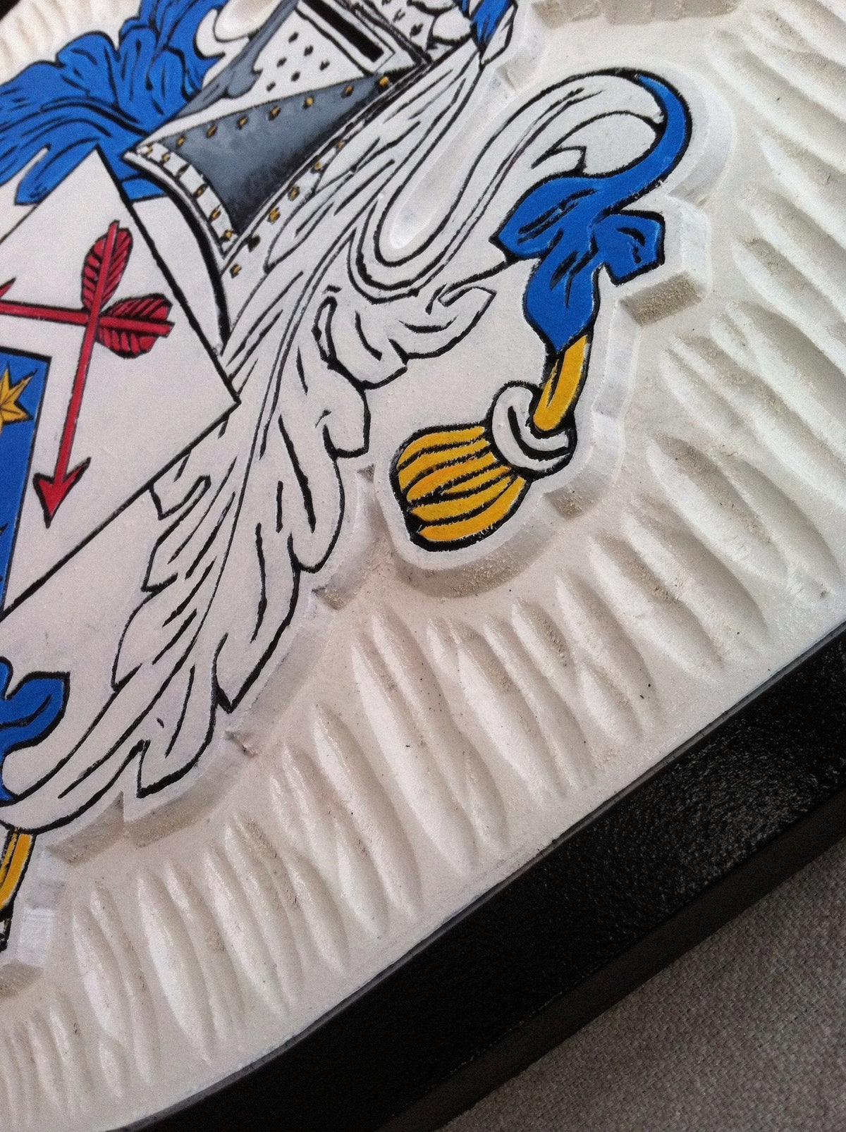 Customized Coat of arms Carved Sign (FC1) - The Carving Company