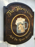 Custom Carved Bar or Pub Sign - Personalized - Made To Order (BP52) - The Carving Company