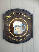 Custom Carved Bar or Pub Sign - Personalized - Made To Order (BP52) - The Carving Company