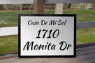 Address Entrance Sign for Estates / Homes / Farms (A188) - The Carving Company close up front view