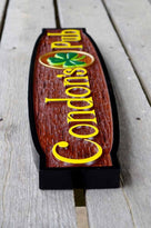 Custom Carved Cedar Pub Sign with Shamrock - horizontal (BP14) - The Carving Company