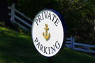 Parking Lot Signs with image - Customized for Business - Carved (B75) - The Carving Company
