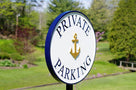 Parking Lot Signs with image - Customized for Business - Carved (B75) - The Carving Company