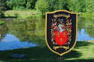 Custom Historic Family Crest Sign - Coat of arms (FC15) - The Carving Company