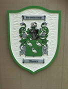 Custom Historic Family Crest Sign - Coat of arms (FC16) - The Carving Company