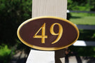 Custom Engraved House number Sign - Address Signs made to order (A110) - The Carving Company