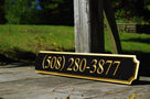 Custom v-carved Quarterboard sign - Add your name (Q70) - The Carving Company