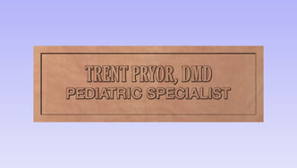 Reserved for Joe W Exterior Business Sign The Carving Company 