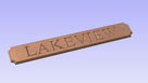 Reserved for Jeff M Quarterboard The Carving Company 