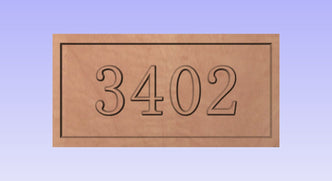 Reserved for Kristen House Number Sign The Carving Company 