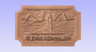 Reserved for Mark V Address sign nautical theme The Carving Company 