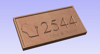 Reserved for Jami M Address sign with name The Carving Company 