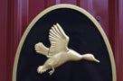 NEW  sign with Realistic Flying Duck  (A179) close up of duck front view